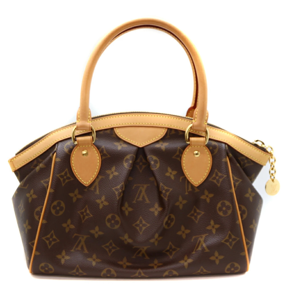 Louis Vuitton LV Canvas Handbag Brown Monogram Tivoli